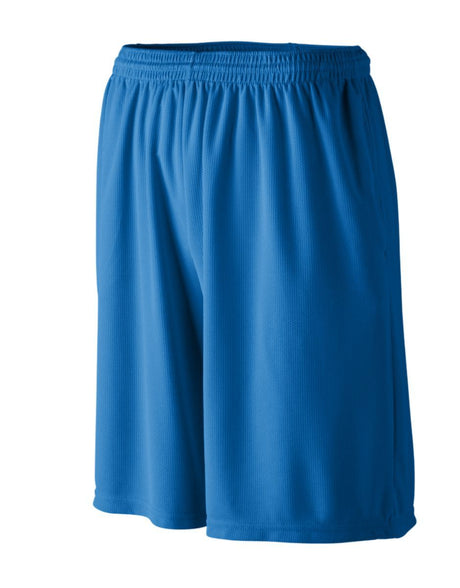 Augusta Men's Longer Length Wicking Shorts With Pockets Augusta