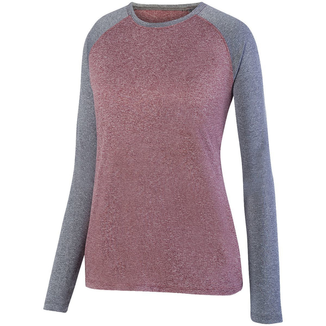 Augusta Women's Kinergy Two Color Long Sleeve Raglan Tee Augusta