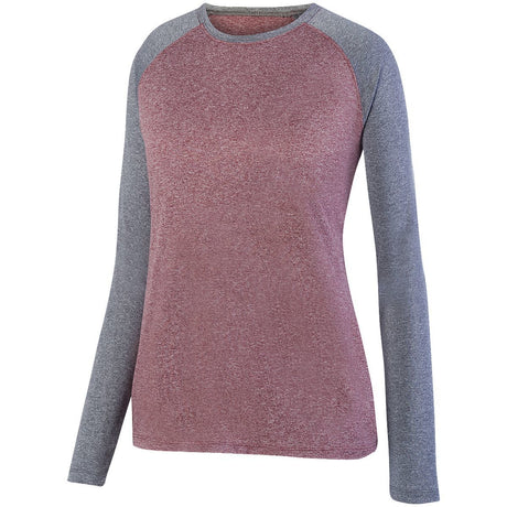 Augusta Women's Kinergy Two Color Long Sleeve Raglan Tee Augusta