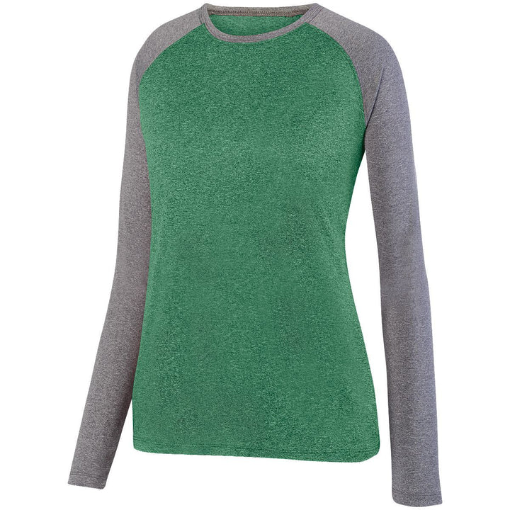 Augusta Women's Kinergy Two Color Long Sleeve Raglan Tee Augusta