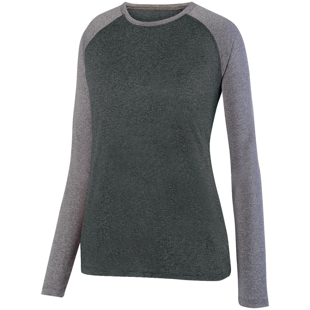 Augusta Women's Kinergy Two Color Long Sleeve Raglan Tee Augusta