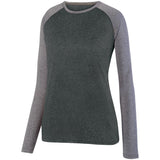 Augusta Women's Kinergy Two Color Long Sleeve Raglan Tee Augusta