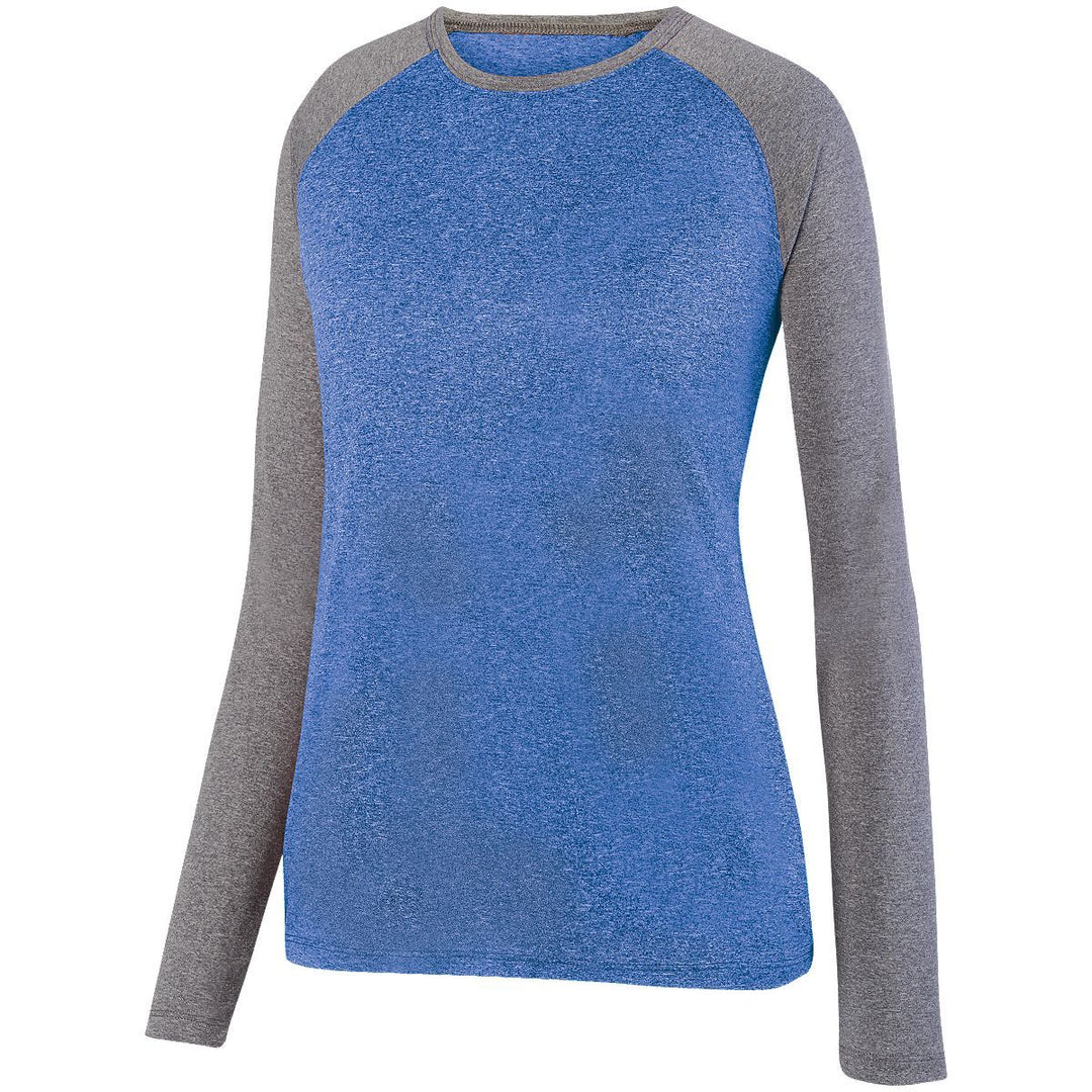 Augusta Women's Kinergy Two Color Long Sleeve Raglan Tee Augusta