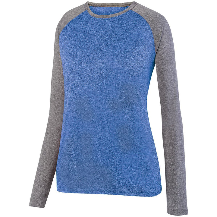 Augusta Women's Kinergy Two Color Long Sleeve Raglan Tee Augusta