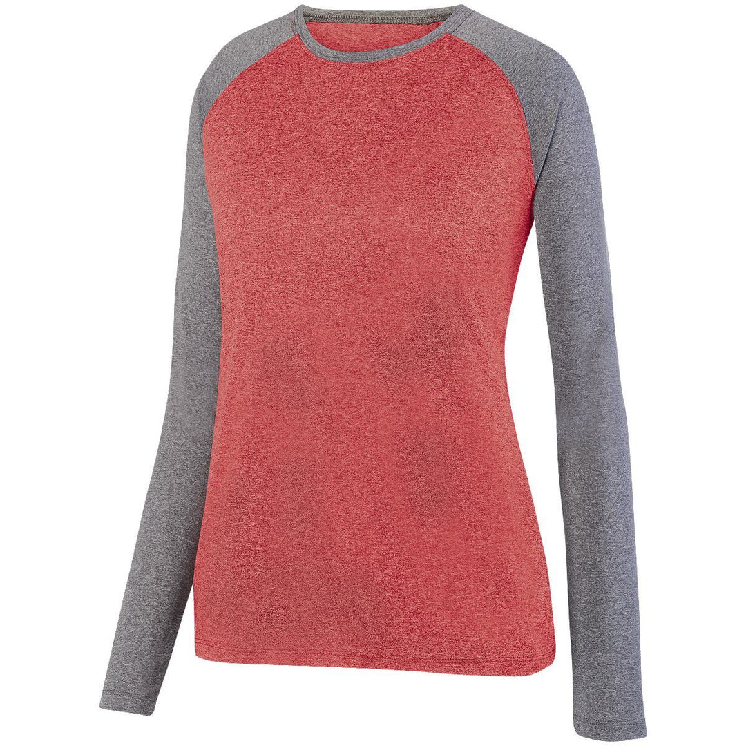 Augusta Women's Kinergy Two Color Long Sleeve Raglan Tee Augusta
