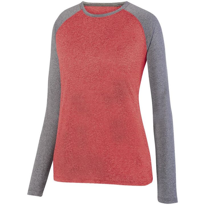 Augusta Women's Kinergy Two Color Long Sleeve Raglan Tee Augusta