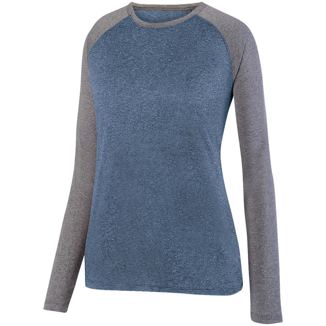 Augusta Women's Kinergy Two Color Long Sleeve Raglan Tee Augusta