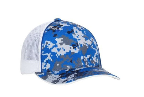 Pacific Headwear Digi Camo Trucker Flexfit Cap Pacific Headwear
