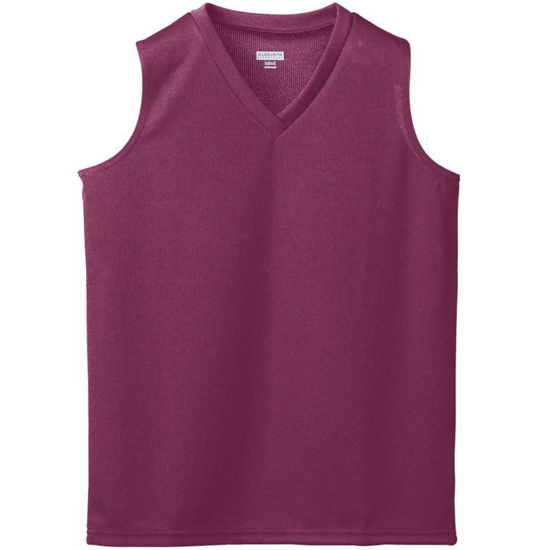 Augusta Youth Wicking Mesh Sleeveless Softball Jersey