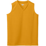 Augusta Youth Wicking Mesh Sleeveless Softball Jersey Augusta