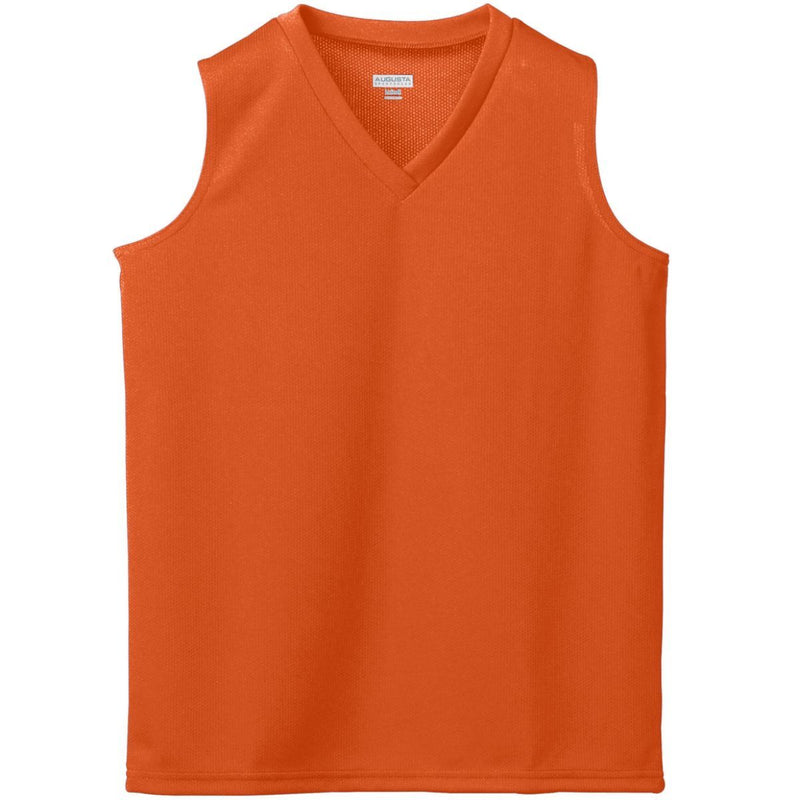 Augusta Youth Wicking Mesh Sleeveless Softball Jersey