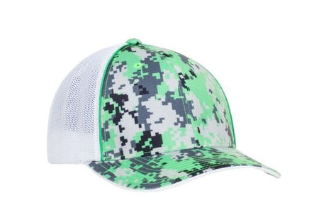 Pacific Headwear Digi Camo Trucker Flexfit Cap Pacific Headwear