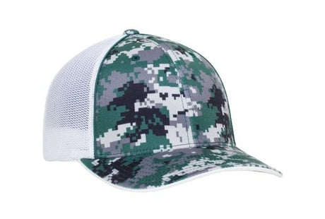 Pacific Headwear Digi Camo Trucker Flexfit Cap Pacific Headwear