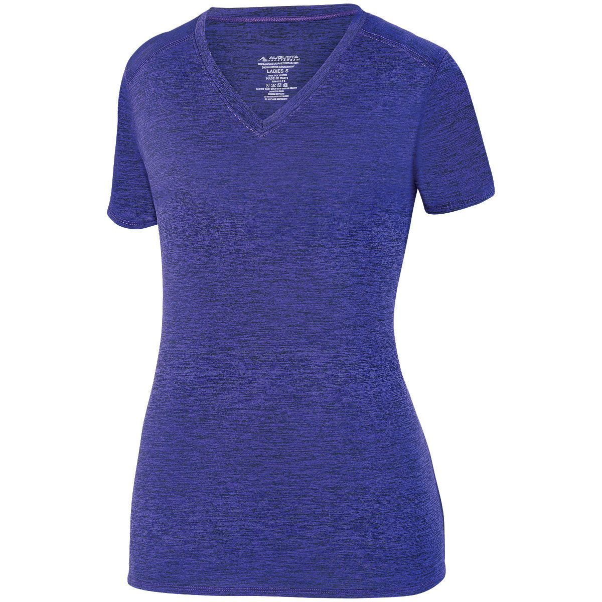 Augusta Women's Intensify Black Heather Training Tee Augusta