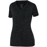 Augusta Women's Intensify Black Heather Training Tee Augusta
