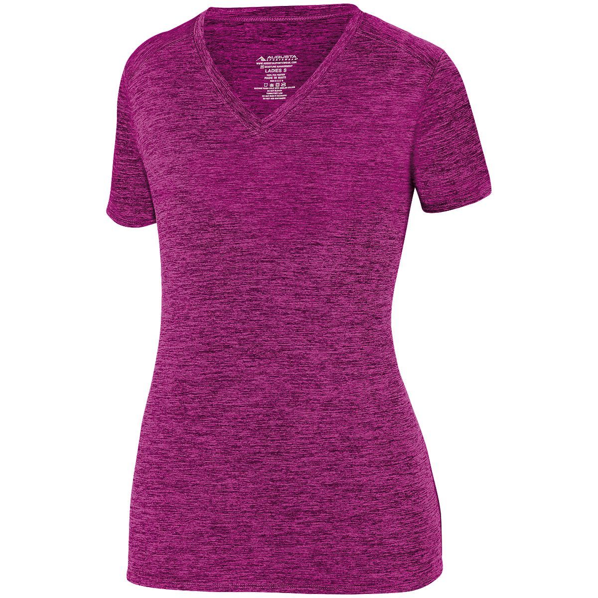 Augusta Women's Intensify Black Heather Training Tee Augusta