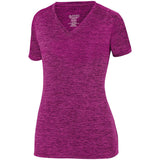 Augusta Women's Intensify Black Heather Training Tee Augusta