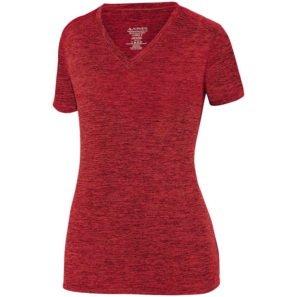 Augusta Women's Intensify Black Heather Training Tee Augusta