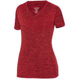 Augusta Women's Intensify Black Heather Training Tee Augusta