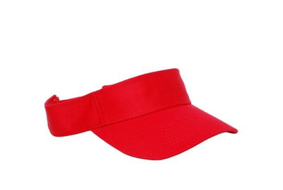 Pacific Headwear Cotton Woven Hook-And-Loop Adjustable Visor