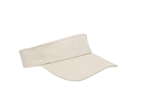 Pacific Headwear Cotton Woven Hook-And-Loop Adjustable Visor Pacific Headwear