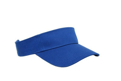 Pacific Headwear Cotton Woven Hook-And-Loop Adjustable Visor