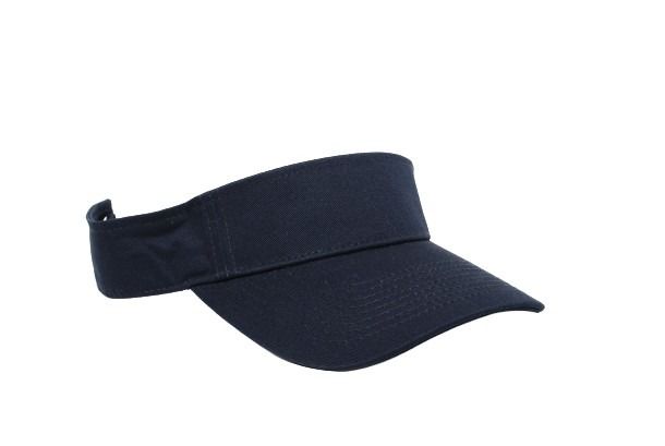 Pacific Headwear Cotton Woven Hook-And-Loop Adjustable Visor