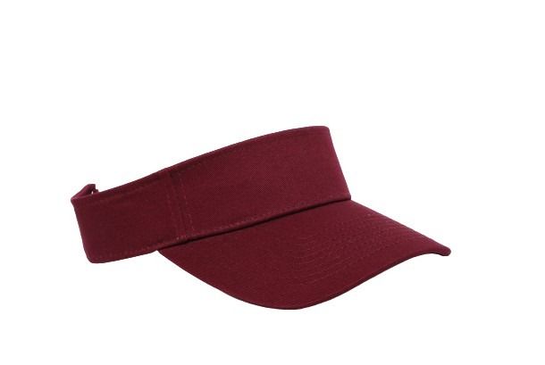 Pacific Headwear Cotton Woven Hook-And-Loop Adjustable Visor
