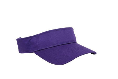 Pacific Headwear Cotton Woven Hook-And-Loop Adjustable Visor
