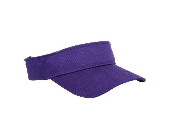 Pacific Headwear Cotton Woven Hook-And-Loop Adjustable Visor