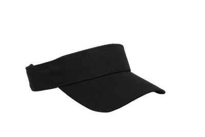 Pacific Headwear Cotton Woven Hook-And-Loop Adjustable Visor
