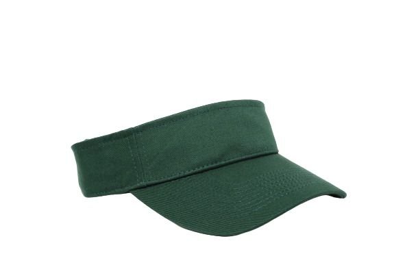 Pacific Headwear Cotton Woven Hook-And-Loop Adjustable Visor