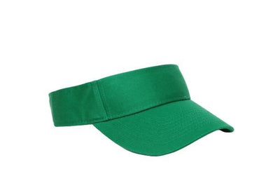 Pacific Headwear Cotton Woven Hook-And-Loop Adjustable Visor