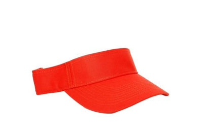 Pacific Headwear Cotton Woven Hook-And-Loop Adjustable Visor