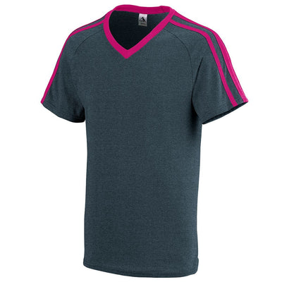 Augusta Youth Get Rowdy Shoulder Stripe Tee