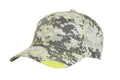 Pacific Headwear Distressed Camo Hook-And-Loop Adjustable Cap Pacific Headwear