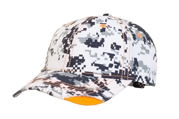 Pacific Headwear Distressed Camo Hook-And-Loop Adjustable Cap Pacific Headwear