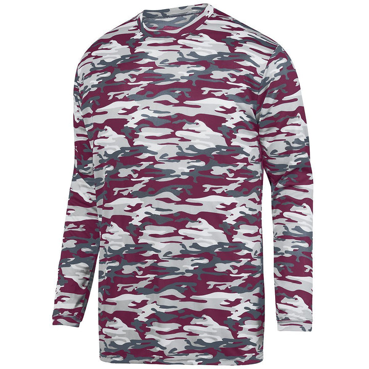 Augusta Youth Mod Camo Long-Sleeve Wicking Tee Augusta