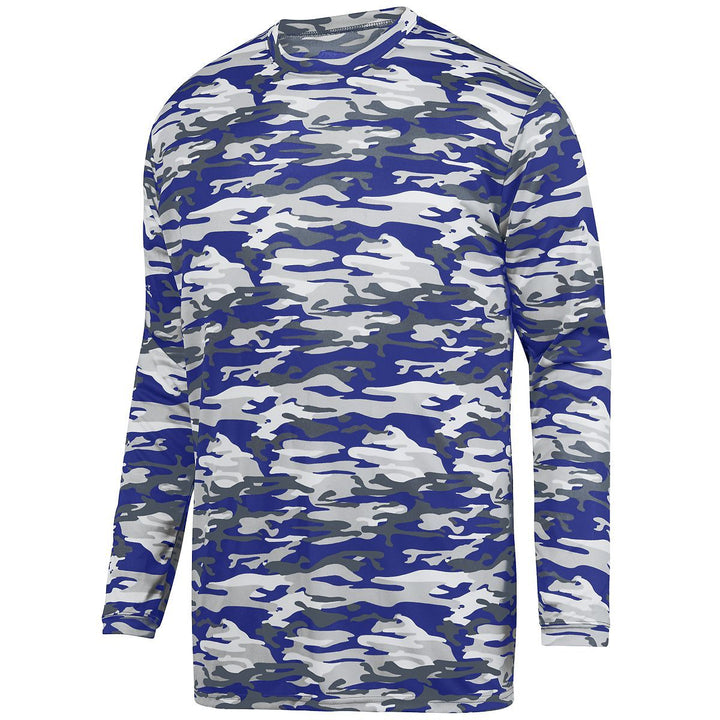 Augusta Youth Mod Camo Long-Sleeve Wicking Tee Augusta