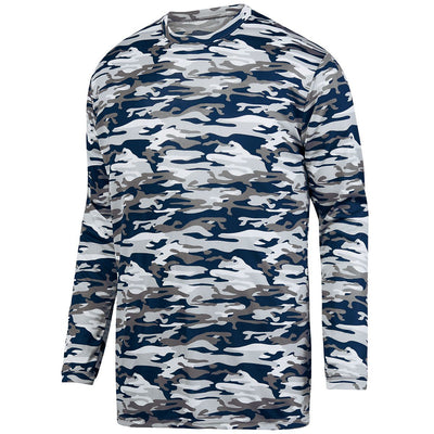 Augusta Youth Mod Camo Long-Sleeve Wicking Tee