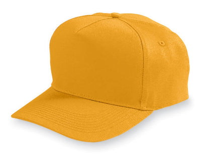 Augusta Youth Fiver-Panel Cotton Twill Cap