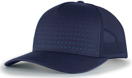 Pacific Headwear Perforated 5-Panel Trucker Snapback Cap Pacific Headwear