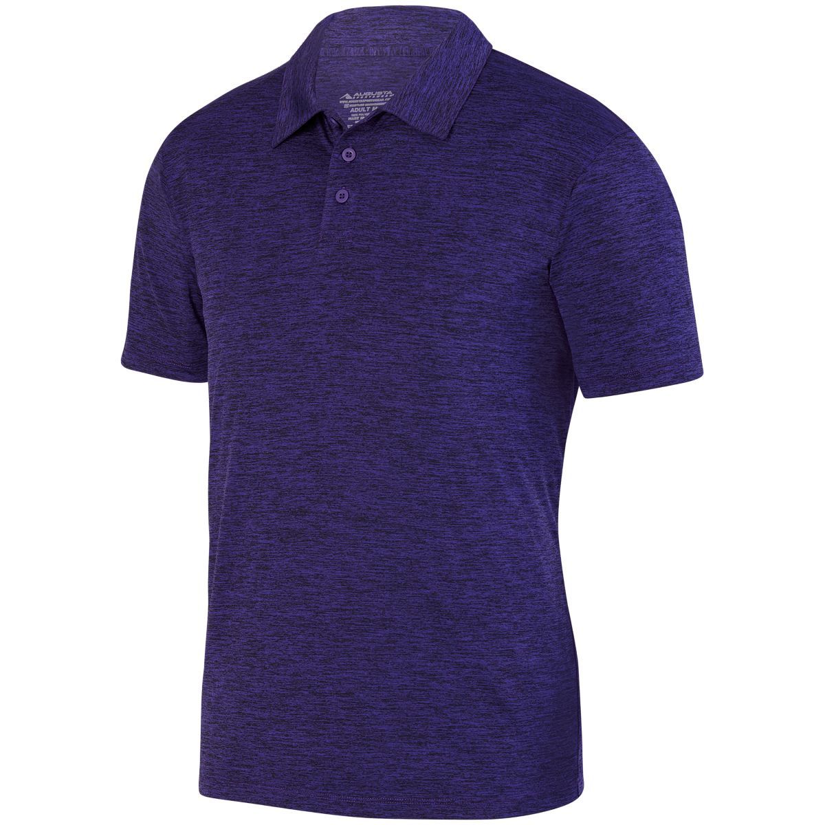 Augusta Men's Intensify Black Heather Polo Augusta