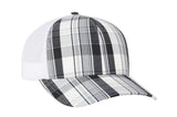 Pacific Headwear Plaid Snapback Trucker Cap Pacific Headwear