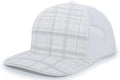 Pacific Headwear Crosshatch Trucker Snapback Cap Pacific Headwear
