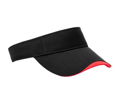 Pacific Headwear Polo Twill Bound Adjustable Visor