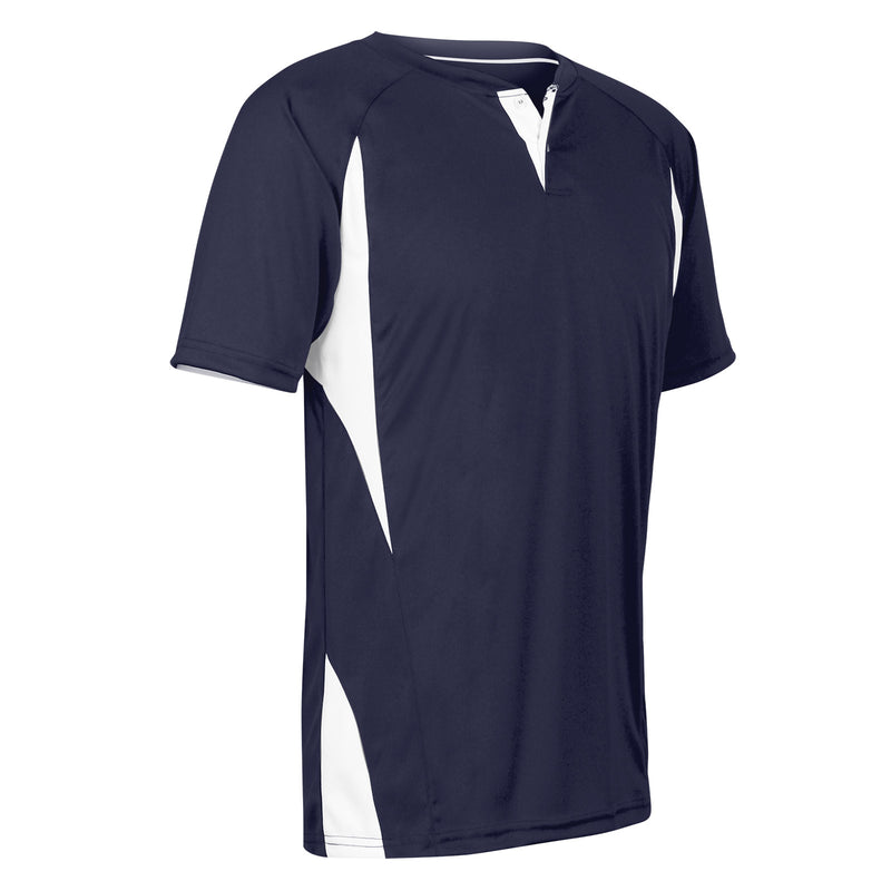Champro Youth Wild Card Short Sleeve 2-Button Baseball Jersey