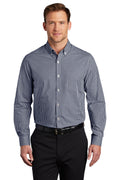 Port Authority Men's Broadcloth Gingham Easy Care Shirt W644