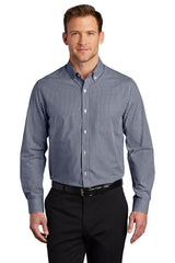 Port Authority Men's Broadcloth Gingham Easy Care Shirt W644