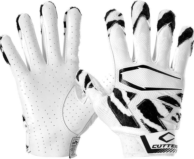 Cutters Adult Rev Pro 4.0 Zebra Limited Edition Receiver Gloves